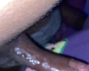 Ebony blowjob swallow