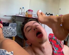 PREV Kiffa Havaianas Flip Flops Licker and Foot Slapping on his Face FOOT WORSHIP HAVAIAN