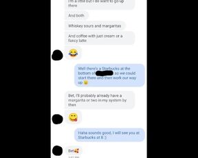 Big Booty PAWG I just Met from Tinder Gets Fucked in her Hotel Room (+Tinder & Text Conversation)