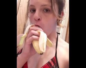 Sucking on Bananas