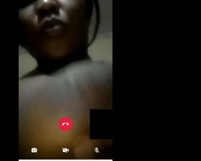 Kenya Girl Audrey Showing her Boobs to her Indian Boyfriend