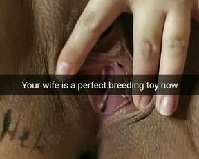 My wife is a perfect breeding bitch now! - Milky Mari