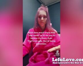 Frustrating catfish scammers, virtual sex JOE, behind the porn scenes action & candid vlogs & lots more - Lelu Love