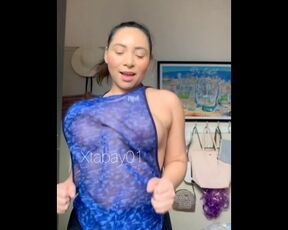 Tiktok running with the tits out, working out without underwear