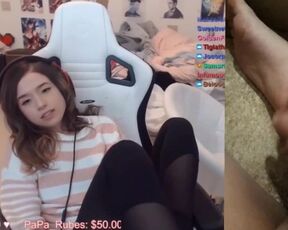 POKIMANE jerking off 2 - ft.feet