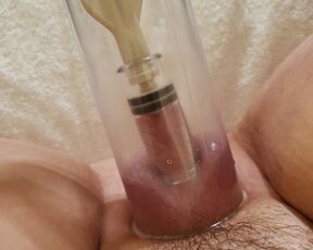 Clit Pump Inside Penis Pump Jerking Squirting Mistress Gina