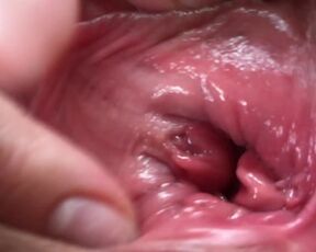 Wet Sounds of Wide Open Pussy. Clit Rubbing Pulsating Orgasm. Close-up.