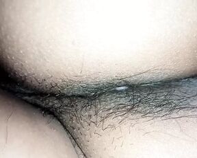 Hairy Ass Crack & Wet Pussy