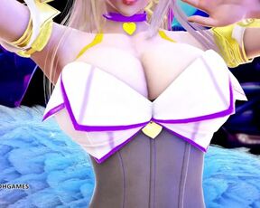 [MMD] K/DA - The Baddest Ahri Hot Striptease League of Legends KDA