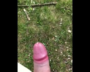 Lovely Weather for an Outdoor Cumshot