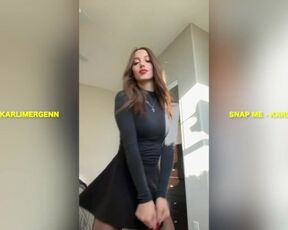 HOT TEEN KARLI MERGENTHALER DOES TIKTOK DANCE