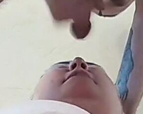 filling her mouth with cum after oral sex