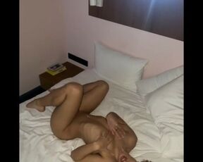 Hot Sexy Blond Dancing In Hotel Room