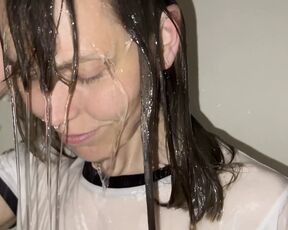 Wetlook - wet t-shirt and knickers