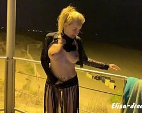 Bukkake with voyeurs by night in Cap d'Agde