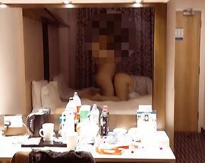 Husband films himself fucking his wife at the hotel