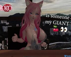 I love TEASING you with my GIANT CAT GIRL TITS!!!! SEXY VTUBER TITTY FUCK!!!!