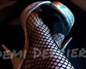 Your Fantasy Goddess. Thick thighs in fishnets.