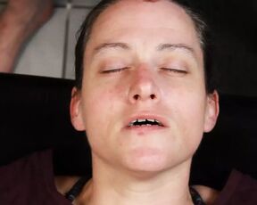 Dirty Dees blasted with homemade amateur huge load in eyes facial cumload.