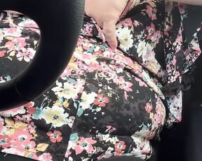 Verbal clothed public car masturbation