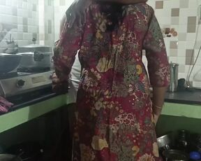 House Wife Romance in Kitchen with Her New Husband Part 1